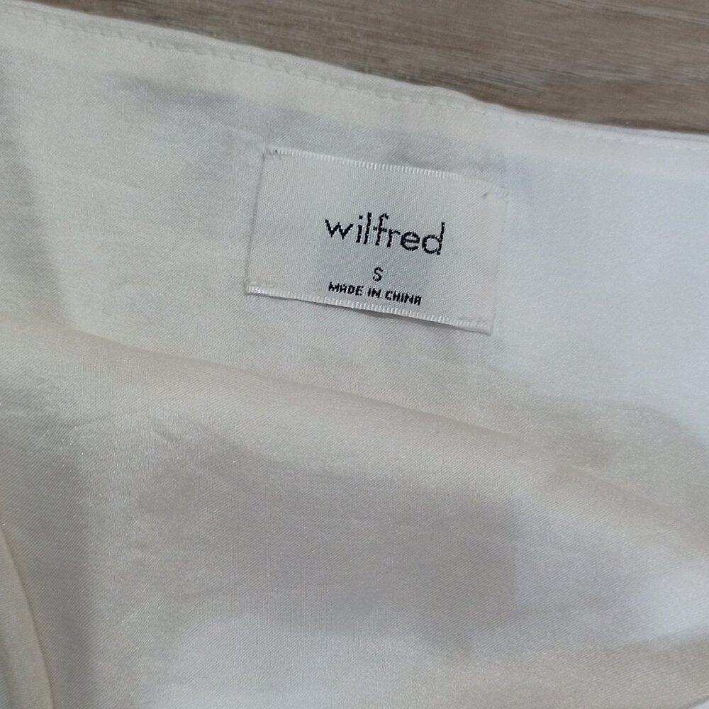ARITZIA WILFRED Verso Camisole White Crop top Size S - Picture 5 of 6